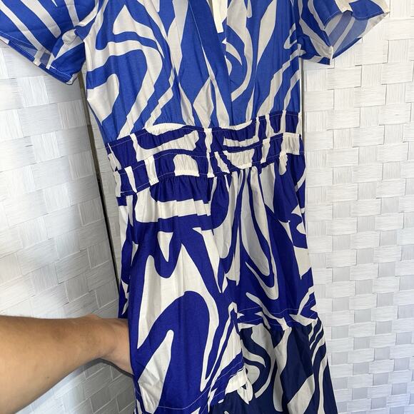 Anthropologie The Somerset Maxi Tiered Dress Womens Size Large - Picture 8 of 11